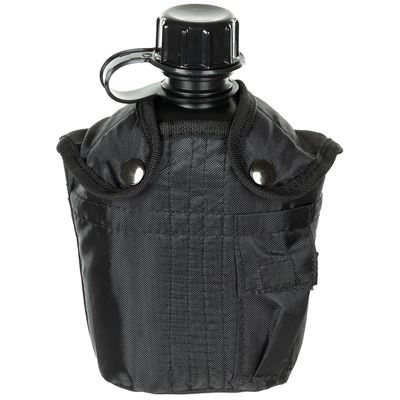 Borraccia da campo con rivestimento in nylon US 1L NERO