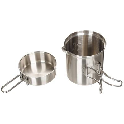 Set di tazza e padella per cucinare all'aperto INOX FOX Outdoor 33310 2