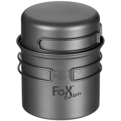 Stoviglie FOX due pezzi in TITANIO FOX Outdoor 33323 2