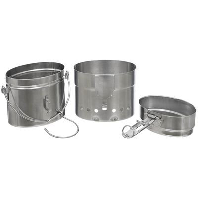 Set da cucina SVEDESE /padella+fornello/ tipo M40 INOX MFH 33330 2
