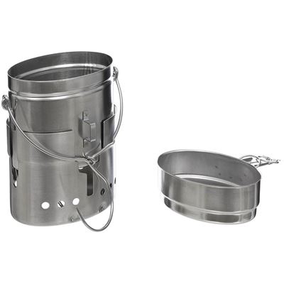 Set da cucina SVEDESE /padella+fornello/ tipo M40 INOX MFH 33330 3