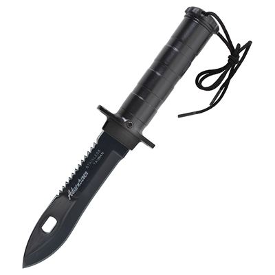 Coltello con lama fissa per sopravvivenza DELUXE ADVENTURER NERO ROTHCO 3335 2