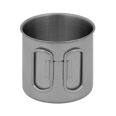 Tazza in acciaio inossidabile FOX con manici ribaltabili 450 ml FOX Outdoor 33370 2