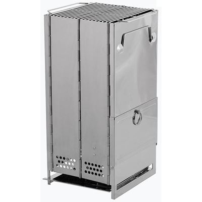 Griglia da viaggio ROCKET LARGE pieghevole INOX