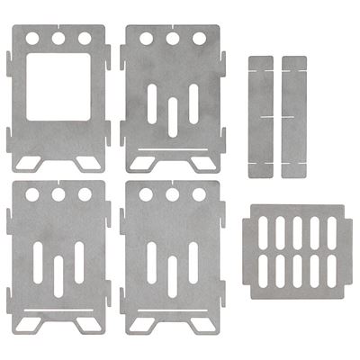 Fornello da campeggio HOBO pieghevole piccolo "DŘÍVKÁČ" INOX FOX Outdoor 33692A 2