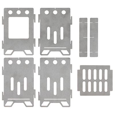 Fornello da campeggio HOBO pieghevole grande "DŘÍVKÁČ" INOX FOX Outdoor 33692B 2
