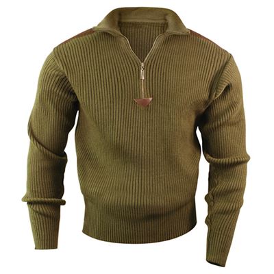 Maglione ACRYLIC COMMANDO 1/4 zip VERDE