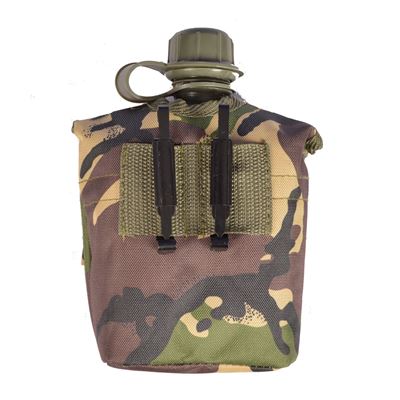 Bottiglia di plastica da campo con involucro DPM  341106DPM 3