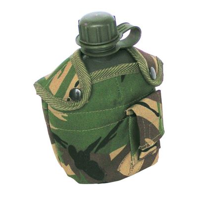 Bottiglia di plastica da campo con involucro DPM
