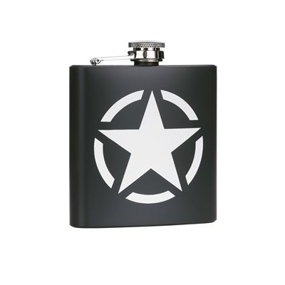 Fiaschetta US ARMY STAR 170 ml ACCIAIO INOSSIDABILE