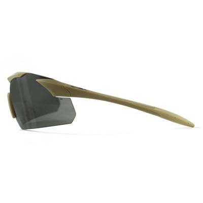 Occhiali da tiro WX VAPOR set 2 lenti TAN montatura WILEY X 3511-W 4