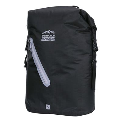 Zaino BEAVERTAIL 22 L impermeabile NERO/GRIGIO