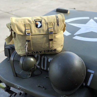 Borsa a tracolla 101st AIRBORNE in tela SABBIA FOSTEX 353643 4