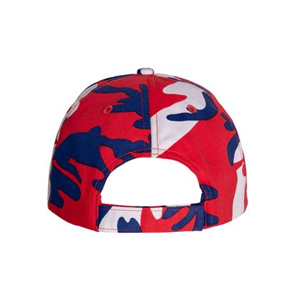 Cappellino da baseball Supreme Low Red / White / Blue Camo ROTHCO 3561 3