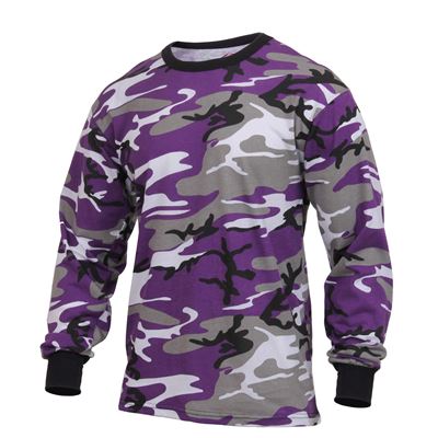 Maglia a maniche lunghe VIOLET CAMO