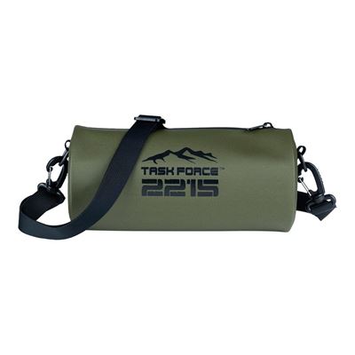 Borsa a tracolla cilindrica CYLINDER impermeabile VERDE Task Force 2215 359572 5