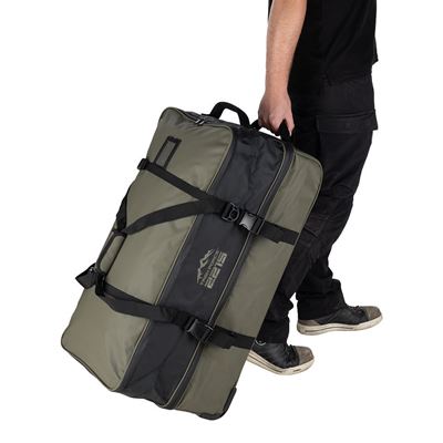 Borsa COMMANDER PRO impermeabile con ruote VERDE Task Force 2215 359902RG 11