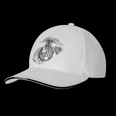 Cappellino da baseball GLOBE & ANCHOR BIANCO