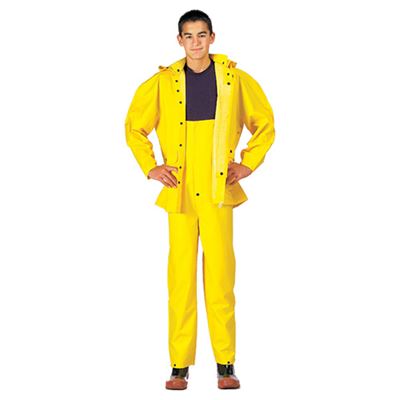 Completo impermeabile DELUXE PVC GIALLO