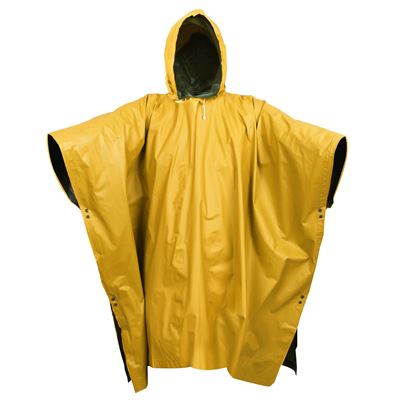 Poncho double-face in PVC NERO/GIALLO ROTHCO 3632 2