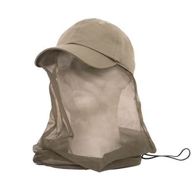 Cappellino BASEBALL OPERATOR con zanzariera KHAKI ROTHCO 3646 3