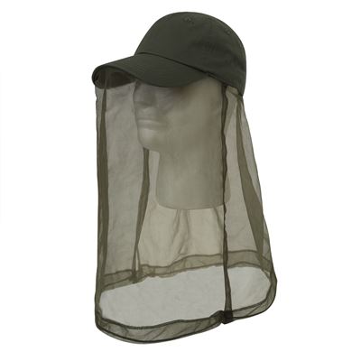 Cappellino BASEBALL OPERATOR con zanzariera VERDE