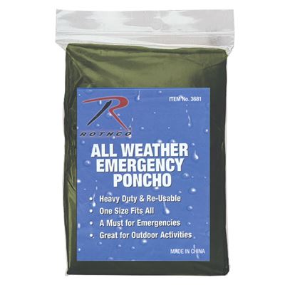 Poncho di emergenza leggero OLIV