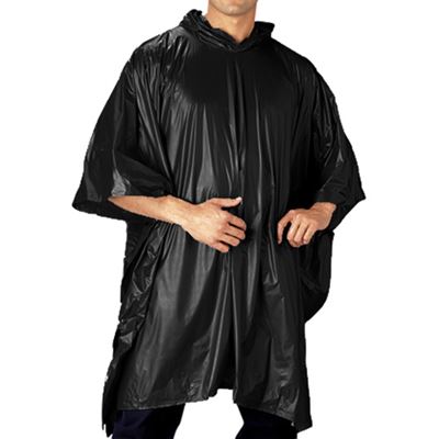 Poncho VINYL 125 x 200 cm NERO