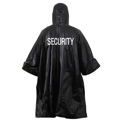 Poncho VINYL SECURITY NERO ROTHCO 3687 2