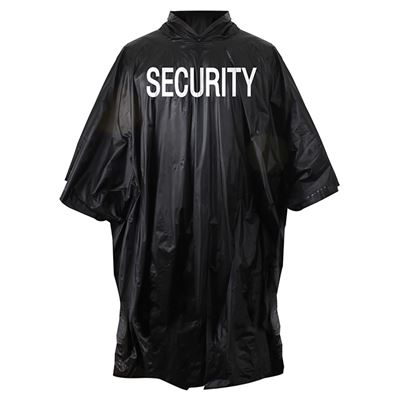 Poncho VINYL SECURITY NERO