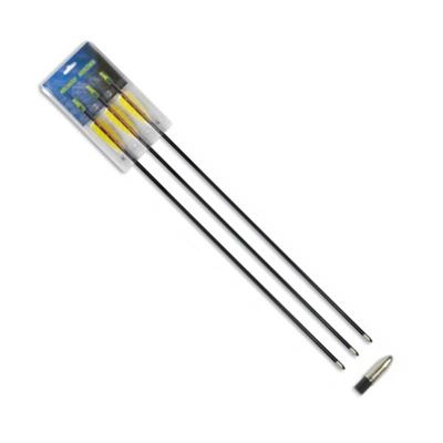 Set di frecce in fibra di vetro, 3 pezzi, 30"