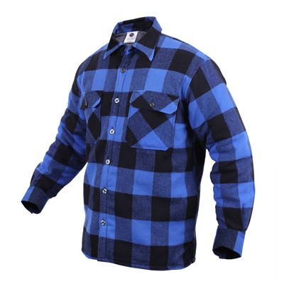 Camicia da boscaiolo imbottita a quadri BLU ROTHCO 3739BLU 2