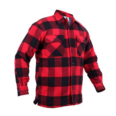 Camicia da boscaiolo imbottita a quadri ROSSA ROTHCO 3739RED 3
