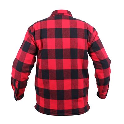 Camicia da boscaiolo imbottita a quadri ROSSA ROTHCO 3739RED 4