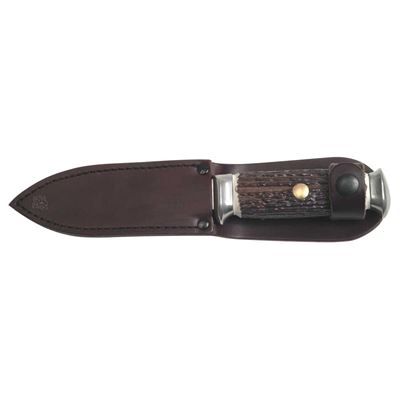 Coltello da caccia con lama fissa - impugnatura imitazione CORNA MIKOV 375-NH-1 2
