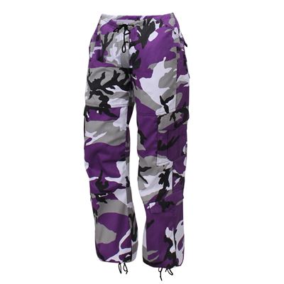Pantaloni da donna PARATROOPER VIOLET CAMO
