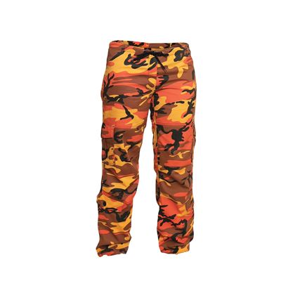 Pantaloni da donna PARATROOPER ORANGE CAMO