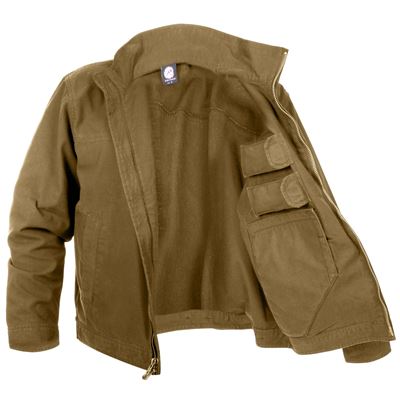 Giacca CONCEALED CARRY leggera COYOTE ROTHCO 3801 2
