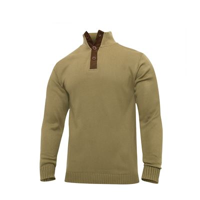 Maglione 3 bottoni KHAKI