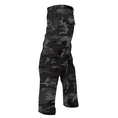 Pantaloni BDU BLACK CAMO ROTHCO 3843 2