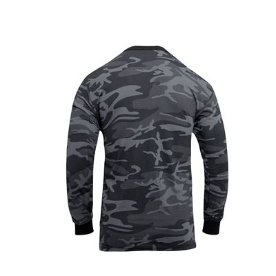 Maglia a maniche lunghe BLACK CAMO ROTHCO 3918 2