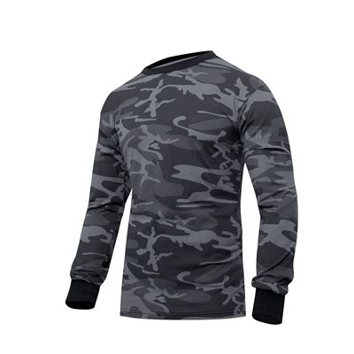 Maglia a maniche lunghe BLACK CAMO