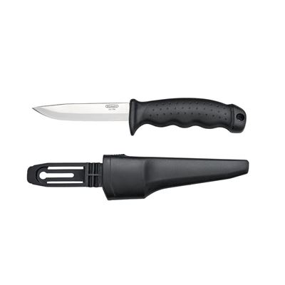 Coltello BRIGAND INOX con lama fissa e manico in PLASTICA