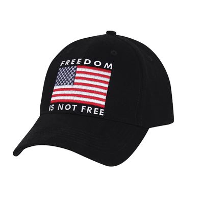 Cappellino da baseball FREEDOM IS NOT FREE NERO