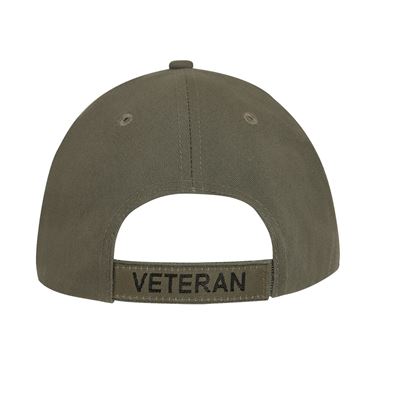 Cappellino DELUXE ARMY VETERAN baseball VERDE ROTHCO 3946 2