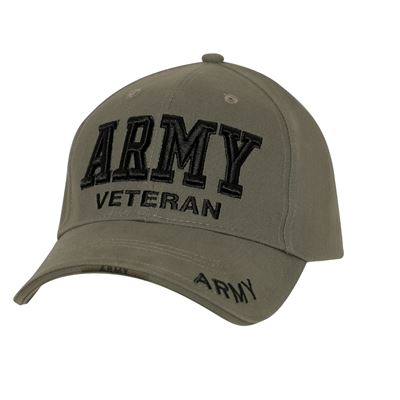 Cappellino DELUXE ARMY VETERAN baseball VERDE