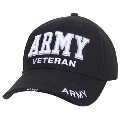 Cappellino DELUXE ARMY VETERAN baseball NERO