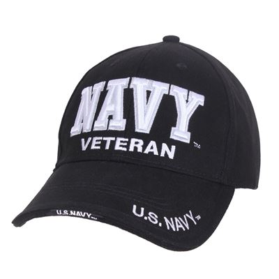 Cappellino da baseball NAVY VETERAN NERO