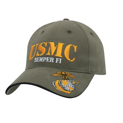 Cappellino USMC SEMPER FI baseball VERDE
