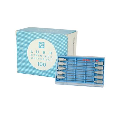 Aghi metallici per iniezioni 8x50U, confezione da 100 pezzi